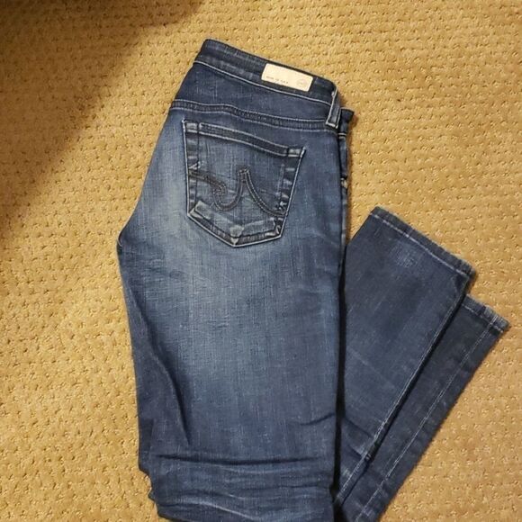 - Adriano Goldsmith Steve ankle patched jeans size 25 - Picture 4 of 7